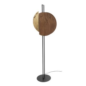 Modern Wooden Decorative Brown Gold Floor Lamp 7647 Sunset Nowodvorski