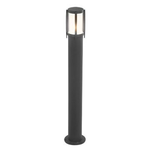 Modern Graphite Metal Cylinder Outdoor Path Light Floor Lamp 3396 Sirocco Nowodvorski