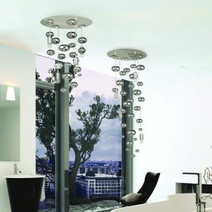 Raindrop Pendant Ceiling Lights for the Bathroom Salva Nowodvorski