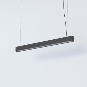 Modern Graphite Linear Pendant Ceiling Light for Professional Spaces 7535 Soft Led 90x6 Nowodvorski