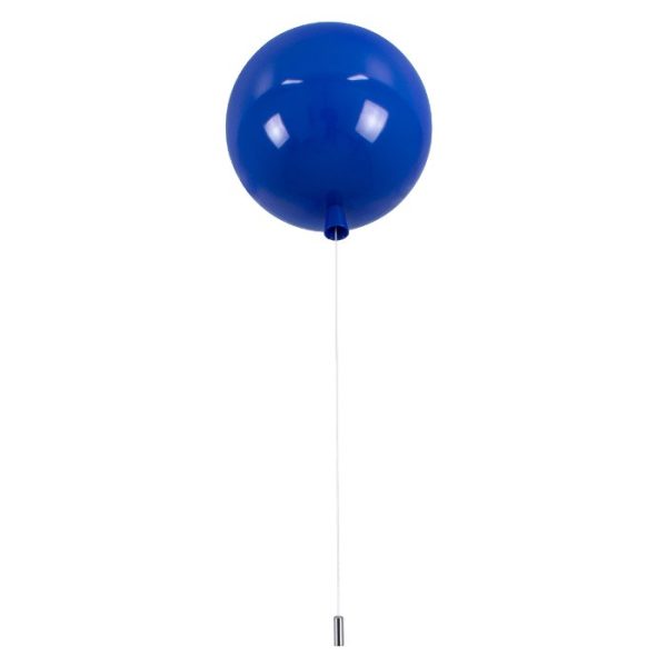 Φωτιστικα οροφησ υπνοδωματιο μπαλονια παιδικα μπλε με διακοπτη μονοφωτα πλαστικα 00654 Balloon