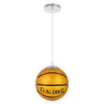 Φωτιστικα οροφησ μπαλεσ μπασκετ nba γυαλινα για νεανικο δωματιο 00645 SPALDING NBA