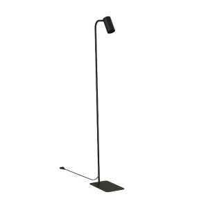Modern Black Metal 1-Light Floor Lamp with Switch and Adjustable Head 7707 Mono Nowodvorski