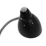 Minimal 1-Light Black Metal Floor Lamp with Bell Shaped Shade 00830 VERSA