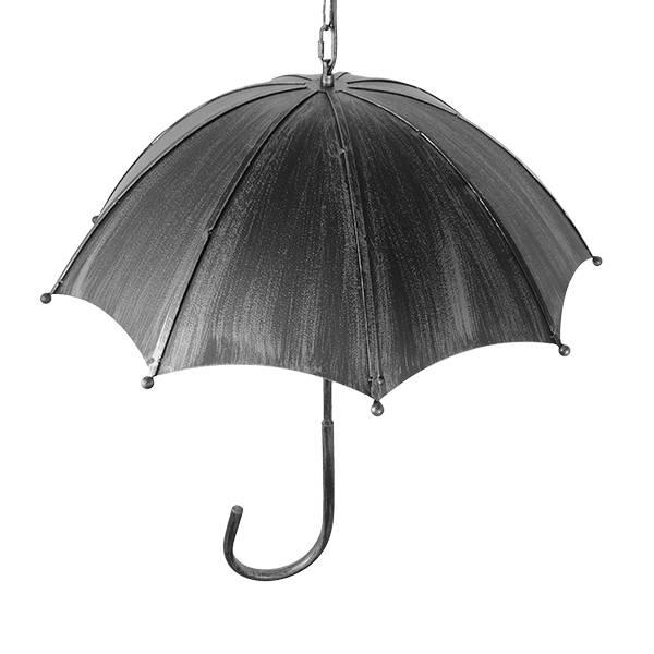 Κρεμαστα φωτιστικα ομπρελα γκρι πολυφωτα μοντερνα αντικε Umbrella Grey 01407