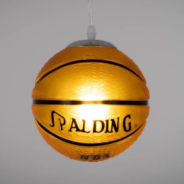 Φωτιστικα οροφησ μπαλεσ μπασκετ nba γυαλινα για νεανικο δωματιο 00645 SPALDING NBA