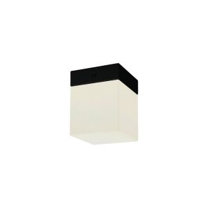 Modern Black White Square Glass Metal Flush Mount Ceiling Light 8054 Sis Nowodvorski