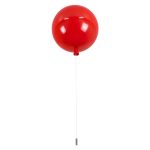 Φωτιστικο οροφησ παιδικο κοκκινο μπαλονι με κρεμαστο διακοπτη για νεανικο δωματιο 00652 Balloon
