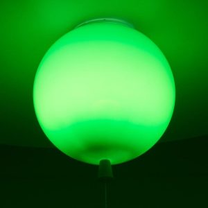Modern 1-Light Green Kids BedRoom Balloon Shaped Ceiling Light with Switch 00653 globostar