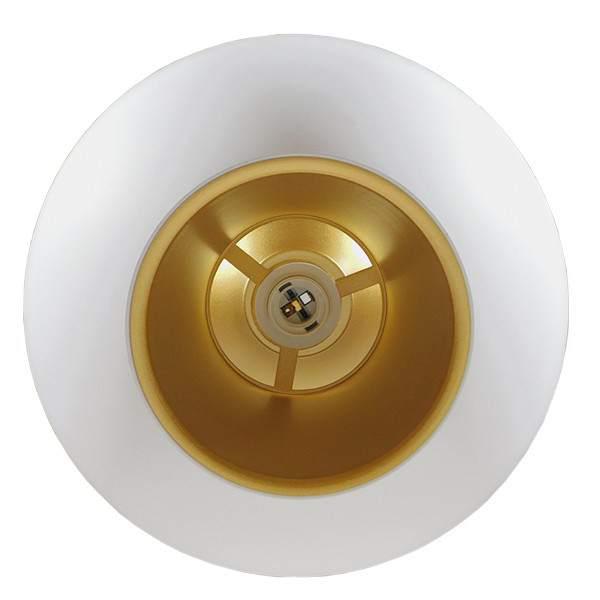 Χρυσο ντουι φωτιστικου κρεμαστου industrial Seville White 01268
