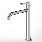 HIgh Rise Chrome Modern Basin Faucet  with Waste 12507-100 New Tech La Torre