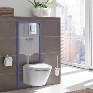 Grohe Rapid SL 38772001 1.13m Low Noise 3 in 1 Set Support Frame for Wall Hung Toilet