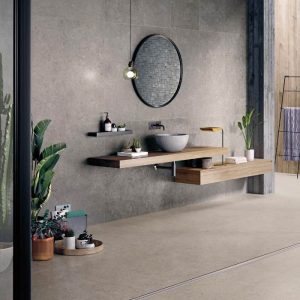 Pastorelli Biophillic Greige Matt Concrete Effect Wall & Floor Gres Porcelain Tile 80x80