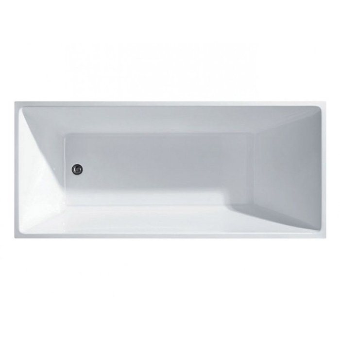 Modern Square White Single Ended Free Standing Bath 170×75 Kyveli K-1590 Karag