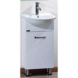 Έπιπλο Μπάνιου με Βάση & Νιπτήρα DANZA DOWN Λευκό PVC 41 cm