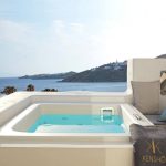 Modern Whirlpool Double Ended Outdoor Hot Tub Spa Doukissa 165×140