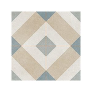 Reminisce Court Vintage Patchwork Patterned Ceramic Floor Tiles 45x45